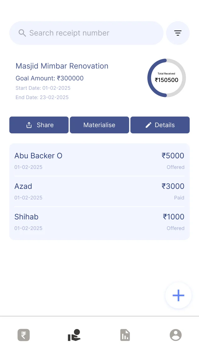 A fundraiser for the masjid mimbar renovation